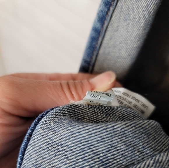 WILD FABLE DENIM OVERALL SHORTS, SZ XXL - Picture 11 of 11